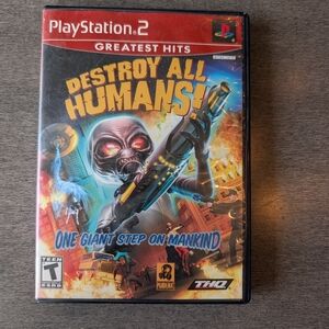 PS2 PlayStation 2 Greatest Hits Destroy All Humans! (One Giant Step on Mankind)